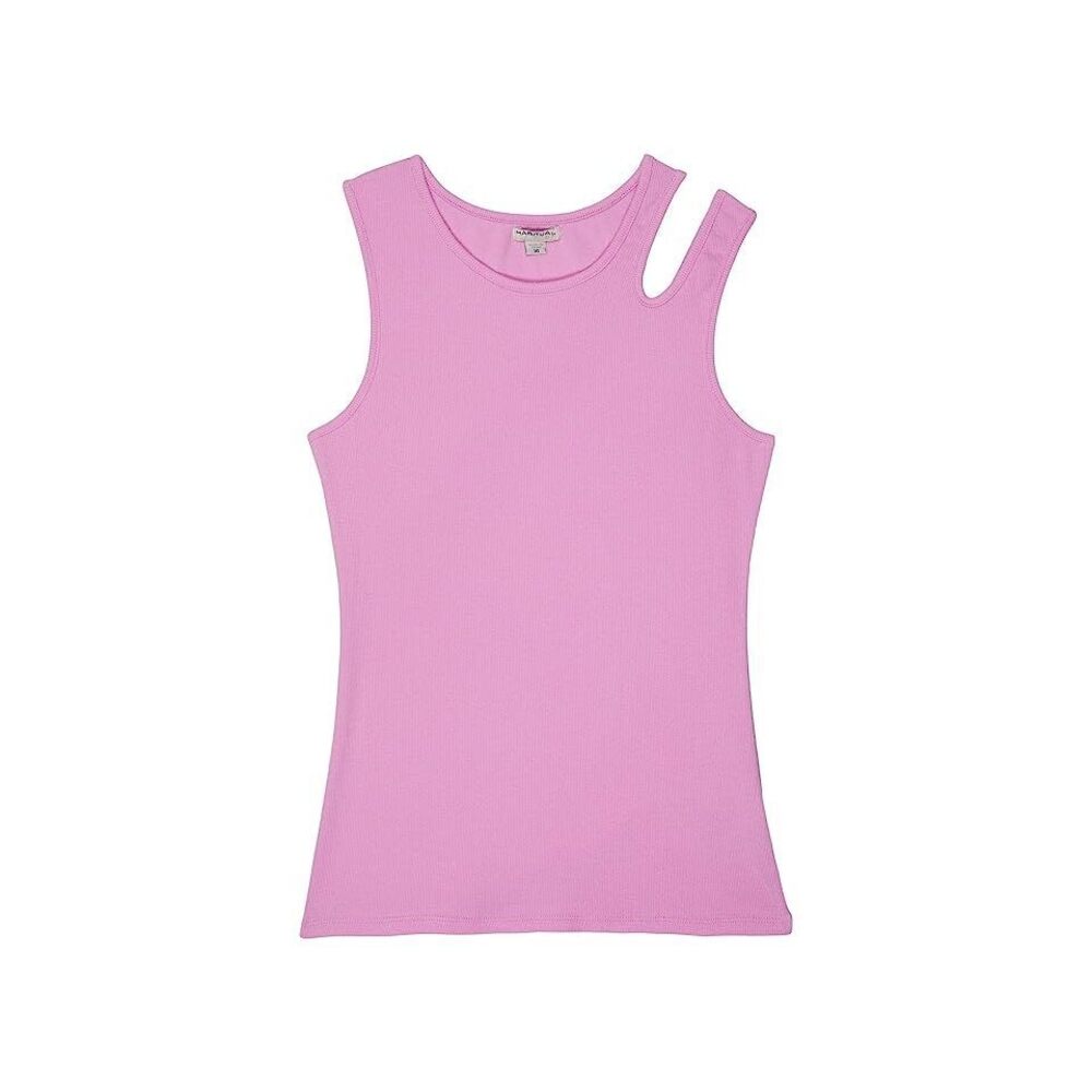 HABITUAL girl Girl's Sleeveless Cutout Tank Top (Big Kids) Lavender 16 (Big Kid)